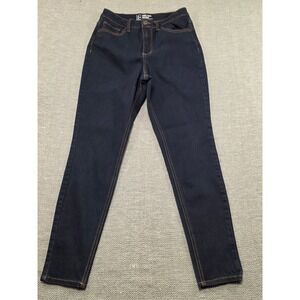 NO‎ BOUNDARIES Women's High Rise Skinny Jeans Dark Wash Size 11